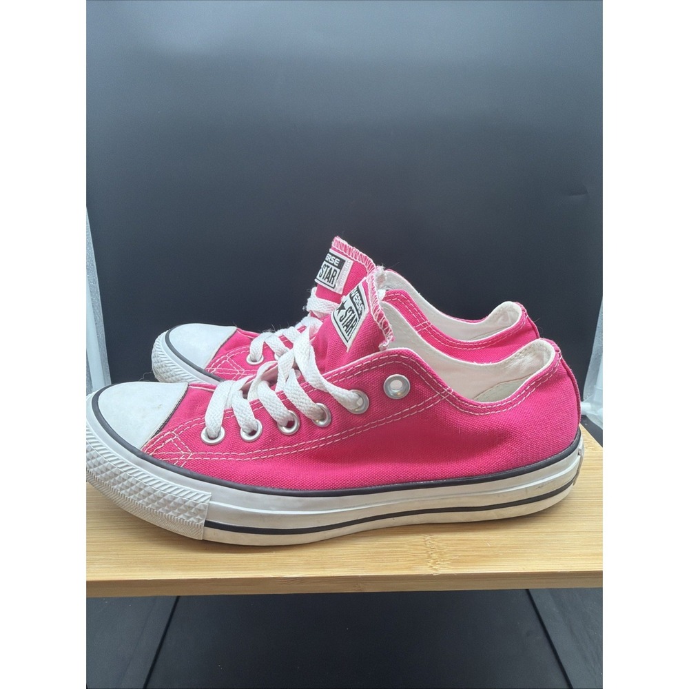 Converse Chuck Taylor All Star Lift Platform Canvas Sneakers Hot Pink US Size 7